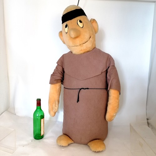 63 - KP crisps large scale Friar Tuck toy - 92cm high - fading