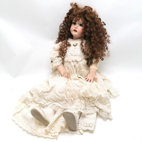 68 - Kestner ? #171 16½ doll - approx 70cm long - in good used condition with some slight staining to clo... 