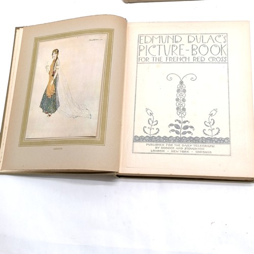 83 - 2 x Edmund Dulac books - 1909 Rubáiyát of Omar Khayyám & 1915 Picture-book for the French Red Cross ... 