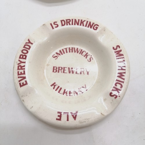 162 - Qty of ceramics inc Irish advertising ashtray (Smithwick's brewery, Kilkenny), Ancient order of fore... 