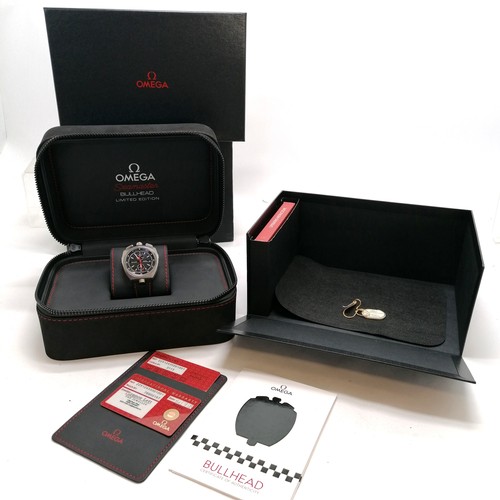 222 - Omega Seamaster bullhead ltd ed (#96/669) automatic gents wristwatch calibre 3133 in original case w... 