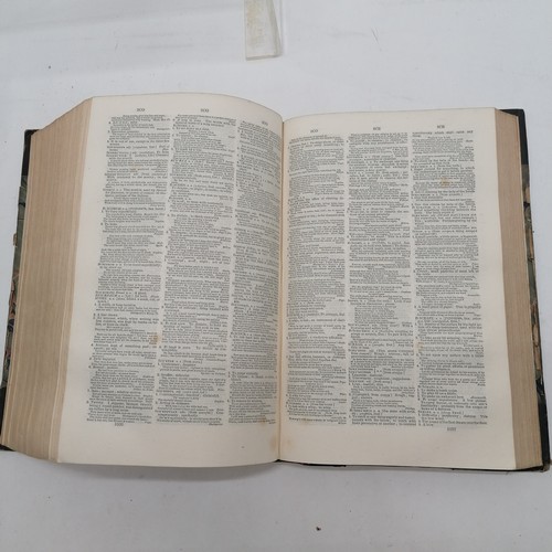 74 - 1828 book - A dictionary of the english language by Samuel Johnson (1709-84)