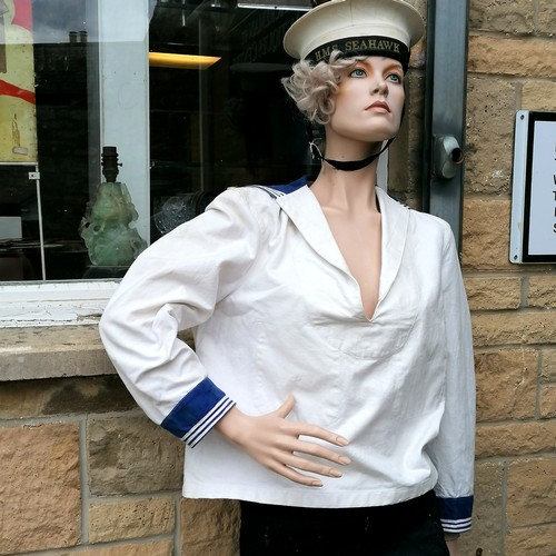 82 - Female shop mannequin dressed in sailor suit