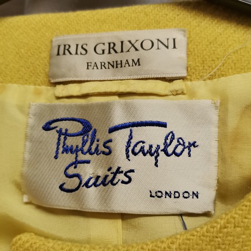 70 - 3 items of clothing vintage. Mustard jacket with large buttons in good condition, chest 76cm. Men's ... 