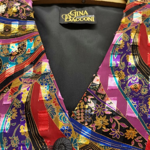 79 - 4 1980s jackets/blouses, 2 include 'Gina Bacconi', good condition, size medium approx.
