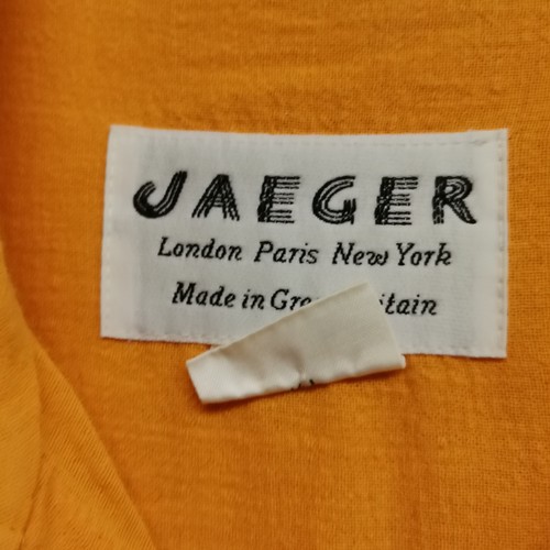 88 - 4 items 1970s clothing including Jaeger, Long orange dress by 'Jaeger' in good condition, chest 92cm... 
