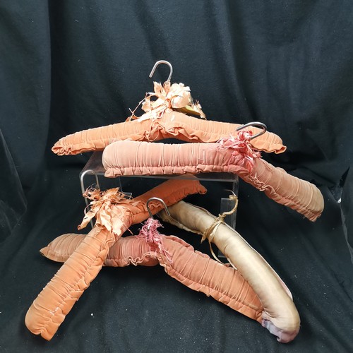 103 - Box of 1920s circa coat hangers.