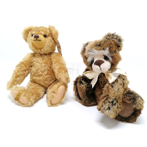 18 - Merrythought Christopher Robin growling bear #409/1924 (36cm high) t/w Kaycee bears jointed teddy be... 