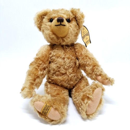 18 - Merrythought Christopher Robin growling bear #409/1924 (36cm high) t/w Kaycee bears jointed teddy be... 