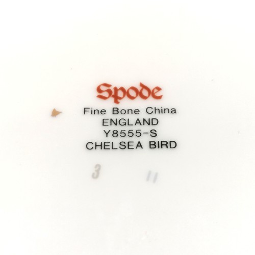 44 - Qty of Spode Chelsea Bird teaware (plate is 20cm) - no obvious damage