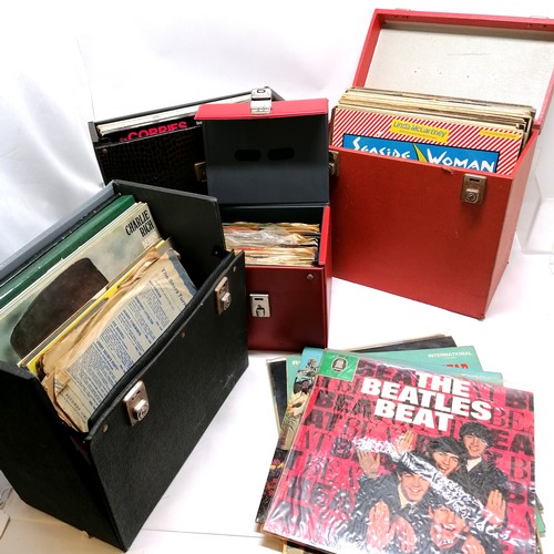 72 - Qty of records LP's & singles inc Beatles (The Beatles Beat, Let it be), Elvis, Rolling stones, Fran... 