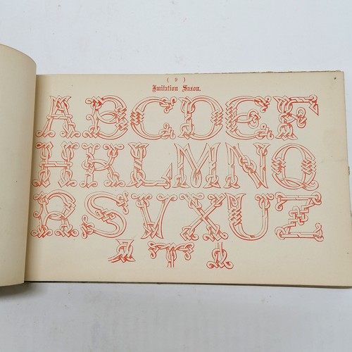 100 - 1898 book - Specimens of printing types (as used by Fred Shepherd, Wincanton) t/w 1906 book - exampl... 