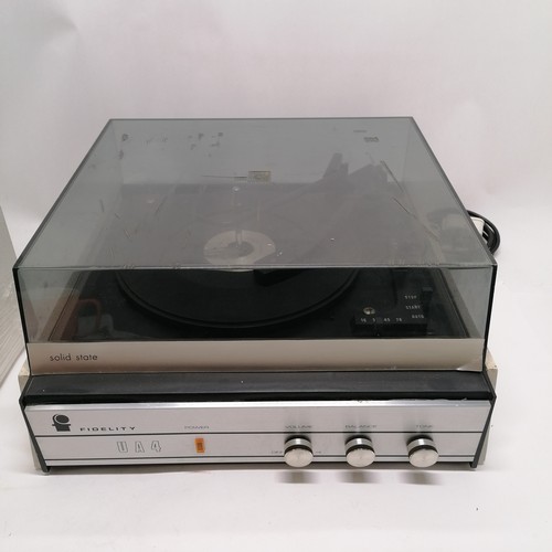 101 - 2 x record turntables ~ Memorex LAB-302 & Fidelity UA4 + pair of speakers