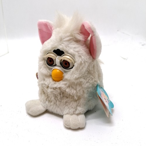 131 - Furby babies model 70-940 with original card label & plastic tag