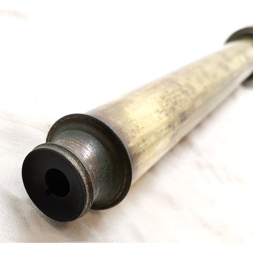 152 - Antique Dolland London day or night single pull telescope - extended 85cm ~ end a/f  - corrosion to ... 