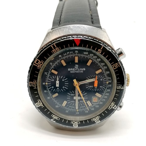 487 - Gents Breitling 7104 chronograph wristwatch cal 7740 stainless steel cased, manual wind. Has origina... 