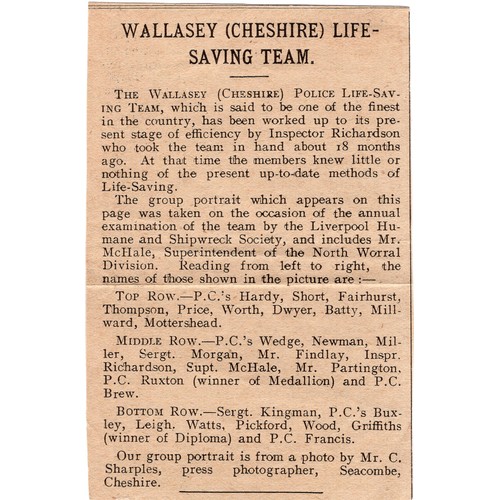 533 - Collection of 26 x Police related postcards inc comic, real photos, Wallasey life saving team, Chesh... 