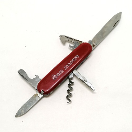 551 - Victorinox Swiss army pocket knife with original packaging - 9cm long closed & has some slight signs... 