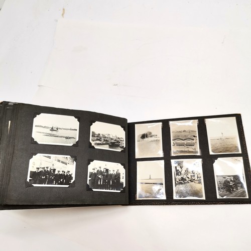 594 - Family photograph album - Meacock / Noyes / Eborall inc Royal Navy