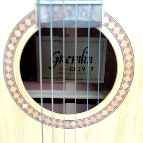 835 - Manuel Segura Spanish classical guitar in worn condition t/w Gremlin accoustic guitar (in good used ... 