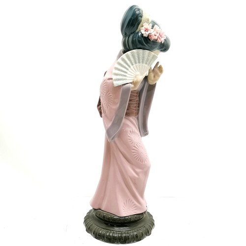 76 - Lladro Geisha, Butcher with a pig and a kneeling girl. No obvious damage