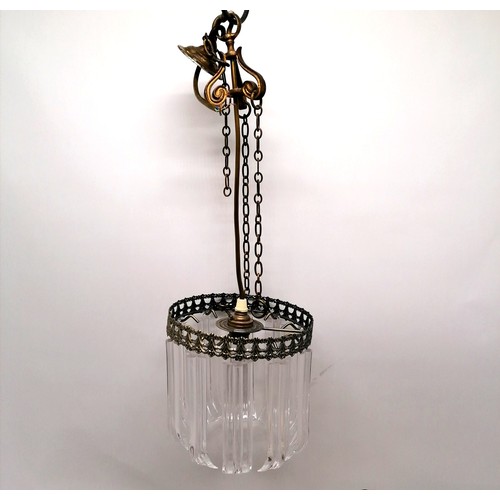 114 - Quantity of mostly wall lights and fittings, glass wall light 23cm high