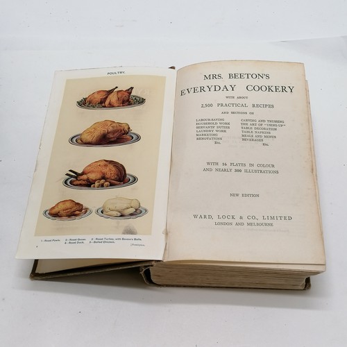 117 - Mrs Beeton's Everyday Cookery book. In used condition.