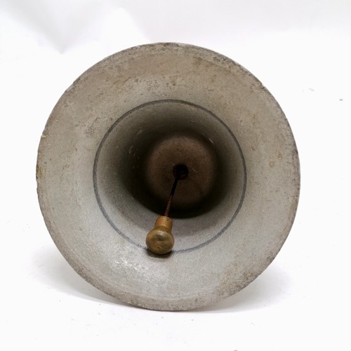 141 - Cast aluminium bell made from metal from German aircraft shot down over Britain 1939-45 benevolent f... 