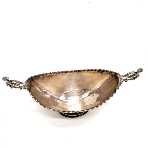 472 - Victorian silver fancy sugar basin with 2 cast ornamental handles by George Nathan & Ridley Hayes - ... 