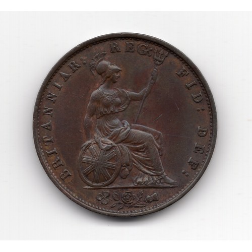 545 - 1856 Queen Victoria halfpenny coin