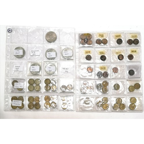 547 - Useful GB collection of coins inc approx 625g+ of 925 silver & 750g+ of 500 silver coins + others in... 