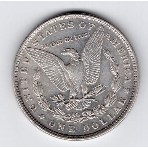 563 - 1897 USA Morgan dollar coin. In good condition.