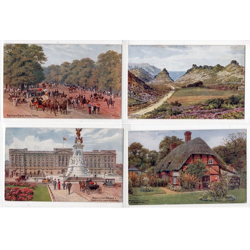 568 - Collection of 35 x postcards by Alfred Robert Quinton (1853–1934)