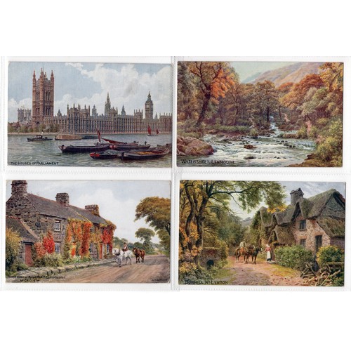 568 - Collection of 35 x postcards by Alfred Robert Quinton (1853–1934)