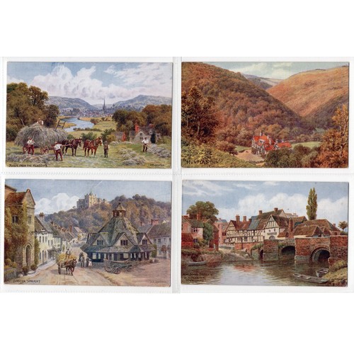 568 - Collection of 35 x postcards by Alfred Robert Quinton (1853–1934)