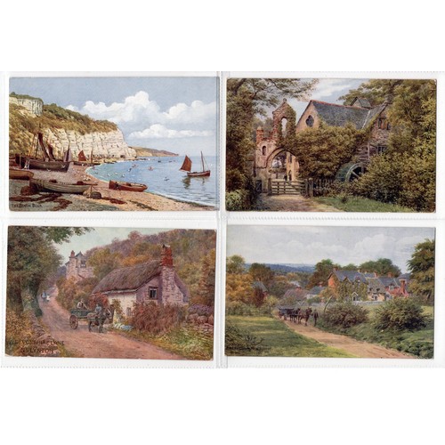 568 - Collection of 35 x postcards by Alfred Robert Quinton (1853–1934)