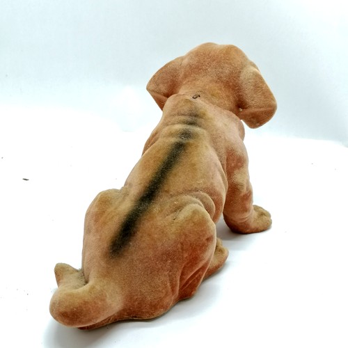 2 - Vintage nodding dog 30cm long x 17cm high.