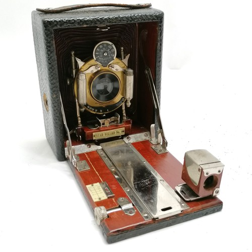 5 - Star Wizard No 4 camera by Wollenaak Optical Co., Rochester, USA with original travel case (a/f) & 3... 