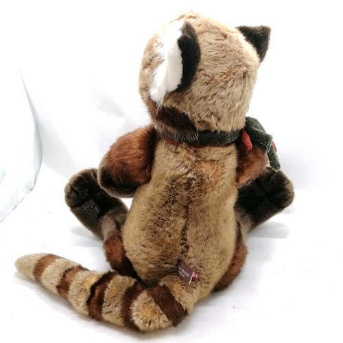 22 - Large Charlie Bear raccoon doorstop, Ltd edition Jung 50/1000. 60cm high. In good unused condition w... 