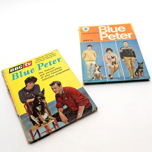 34 - 11 x Blue Peter annuals inc #1 (missing half the spine) & #3