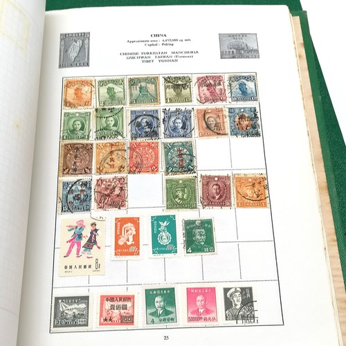 71 - World stamp collection in 2 volumes (Liberty stamp albums) t/w some covers / FDC's