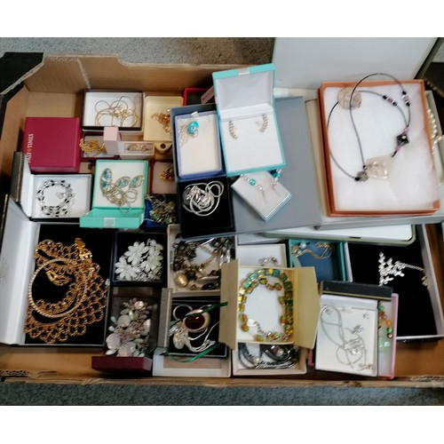 201 - Qty of boxed jewellery inc some silver (inc hematite pendant on chain, boxed earrings, fish / turquo... 