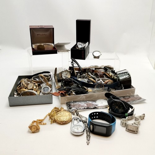 279 - Qty of gents / ladies manual wind & quartz watches inc Rotary (inc boxed), Tiger beer, carabiner wat... 