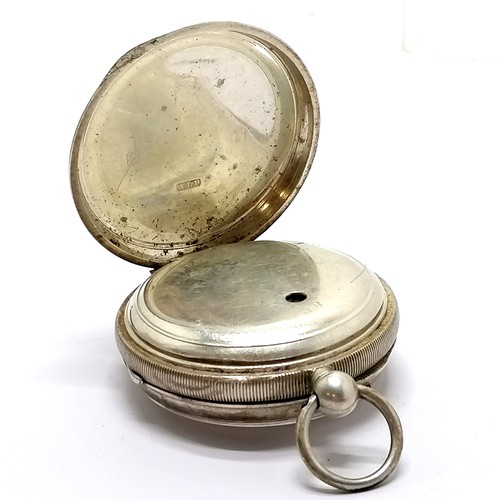 288 - Gents antique silver dennison cased open faced Waltham pocket watch (5cm diameter) - 118g total weig... 