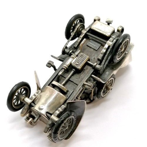 299 - Italian silver model of a Rolls Royce silver ghost car by Medusa.oro - 6.5cm long & 113g total weigh... 