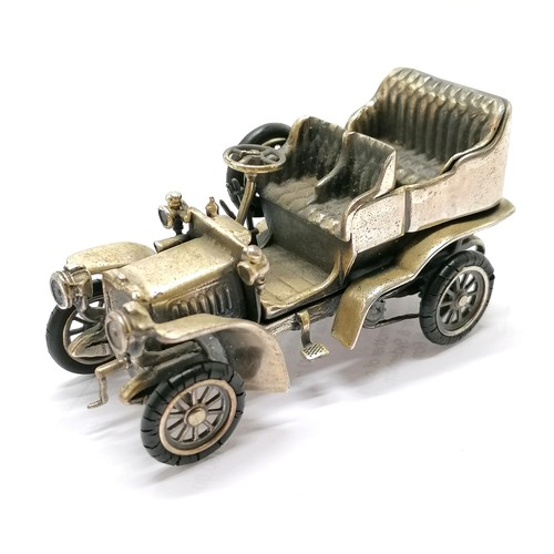 299 - Italian silver model of a Rolls Royce silver ghost car by Medusa.oro - 6.5cm long & 113g total weigh... 