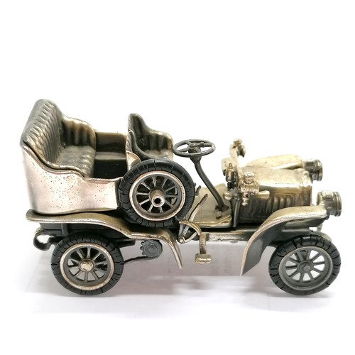 299 - Italian silver model of a Rolls Royce silver ghost car by Medusa.oro - 6.5cm long & 113g total weigh... 