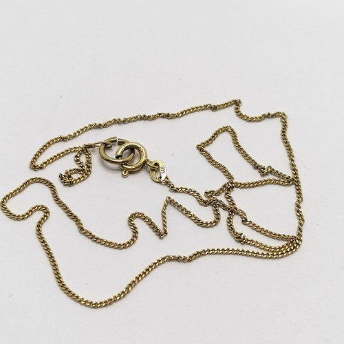 493 - 8ct (333 marked) gold 40cm chain - 1.6g