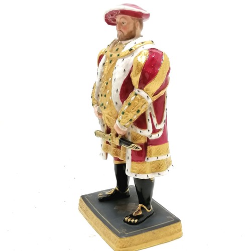 11 - 1917 Royal Worcester figurine of Henry VIII by Frederick M Gertner - 22cm high & no obvious damage ~... 