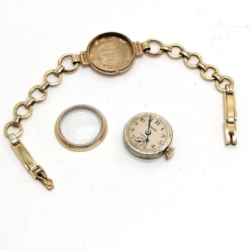 758 - Vintage Rolex ladies precision manual wind wristwatch with Rolex marked movement in original RWC Ltd... 